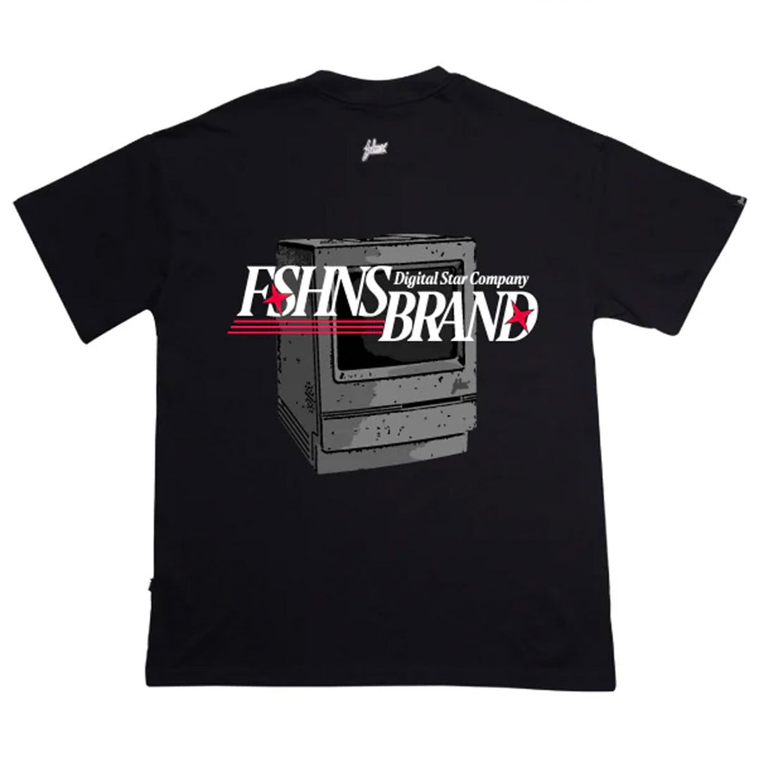 Digital Star Oversize Tee (Black)