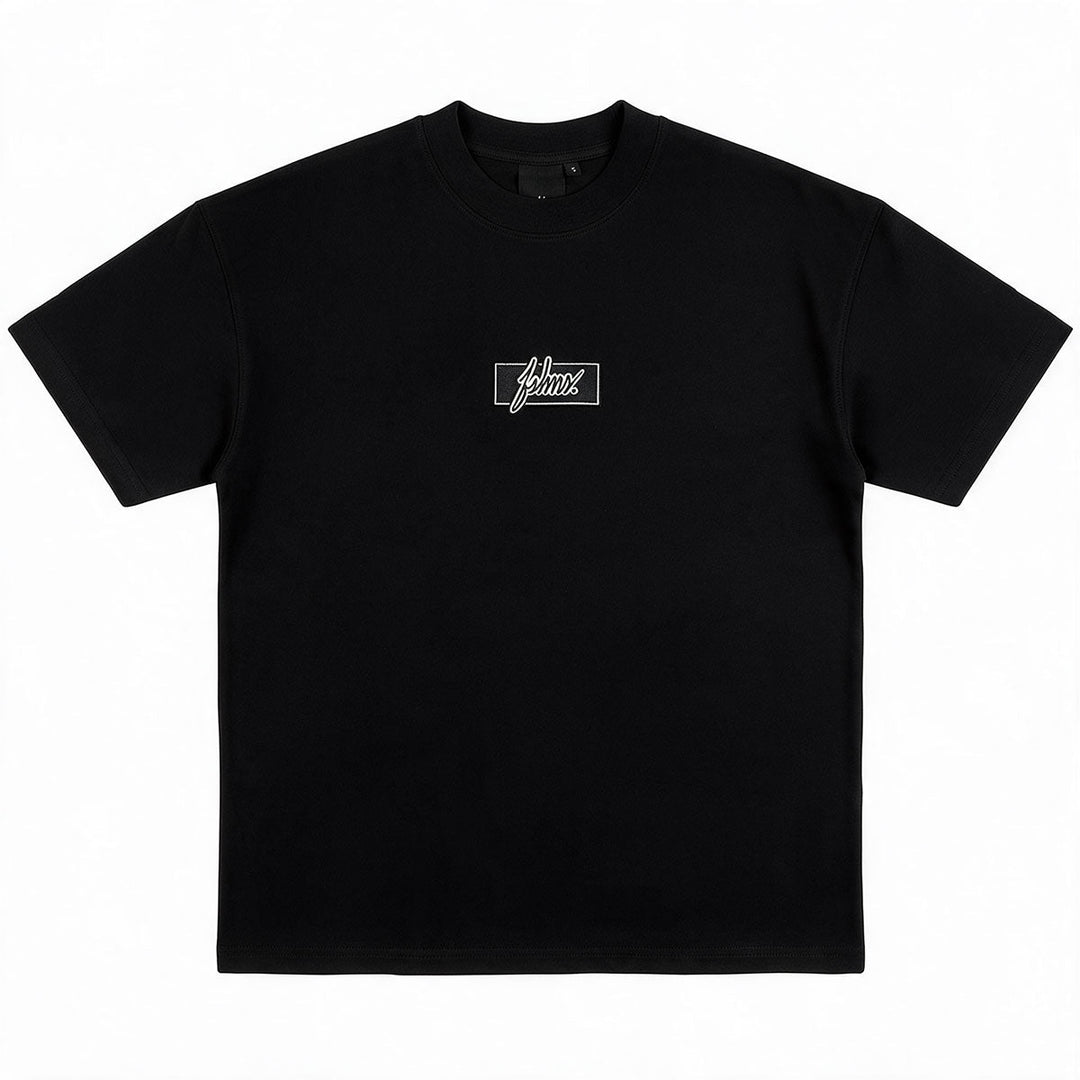 Logo Patch Oversize Tee (Black)