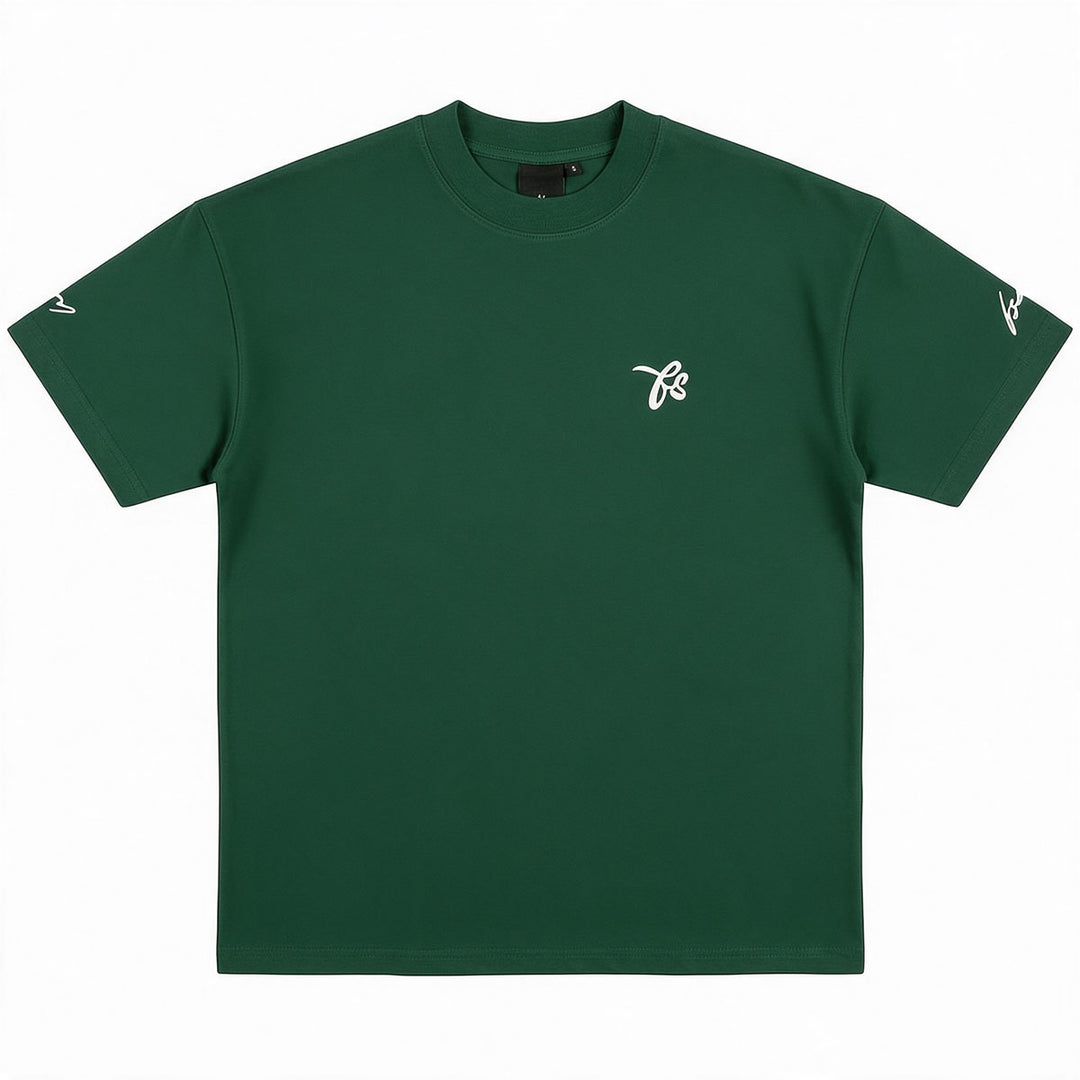 FS Script Oversize Tee (Forest Green)