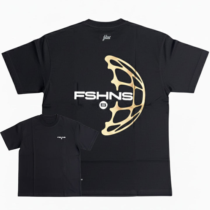World Oversize Tee (Black / Gold)