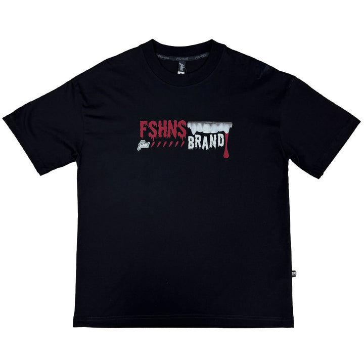 Horror Drip Oversize Tee (Black)