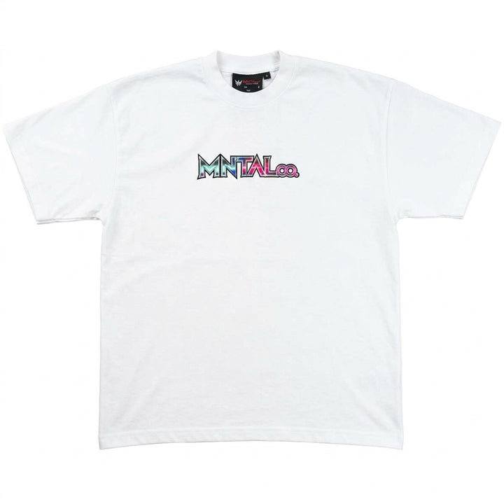 Your Mind, Your Move Logo Oversize Tee (White)