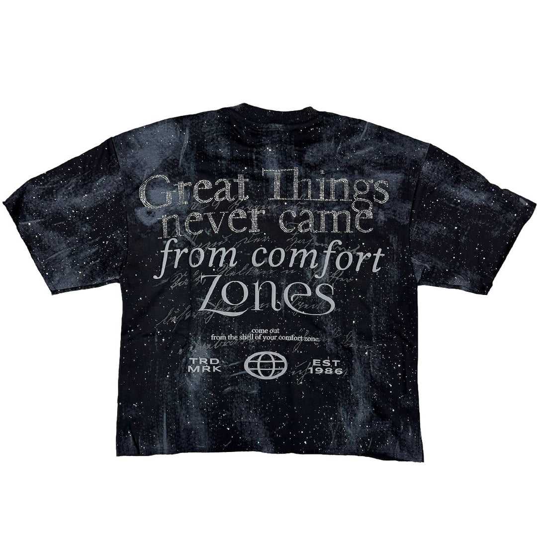 Gasland Cropped Tee (Black)