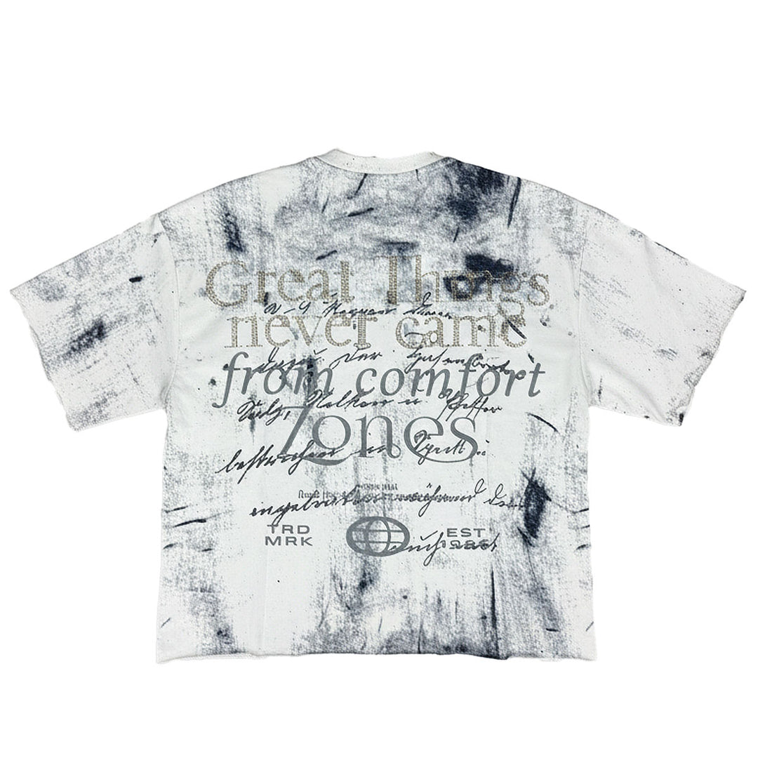 Gasland Cropped Tee (White)