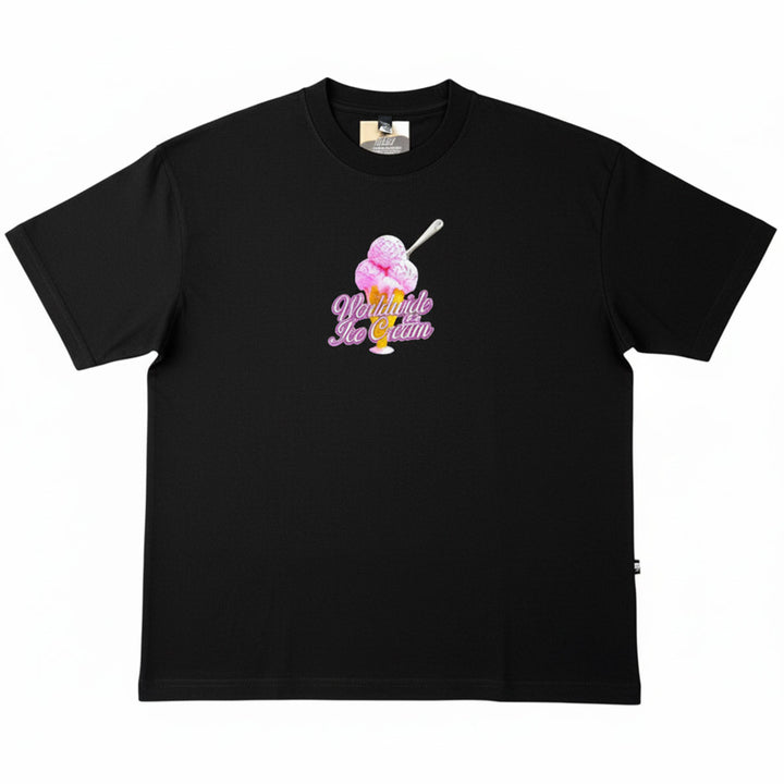 Ice Cream Cone Oversize Tee (Black)