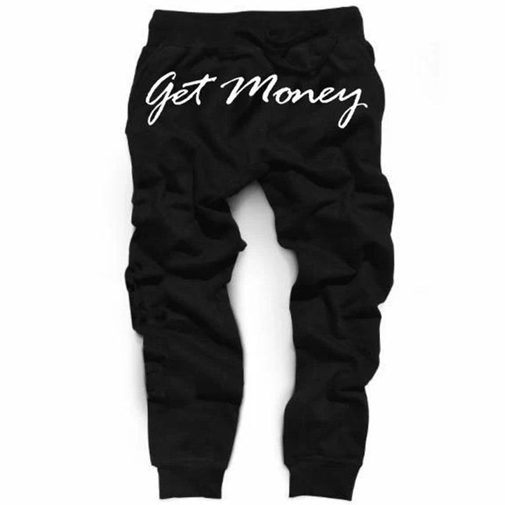 Get Money Logo Script Joggers (Black)