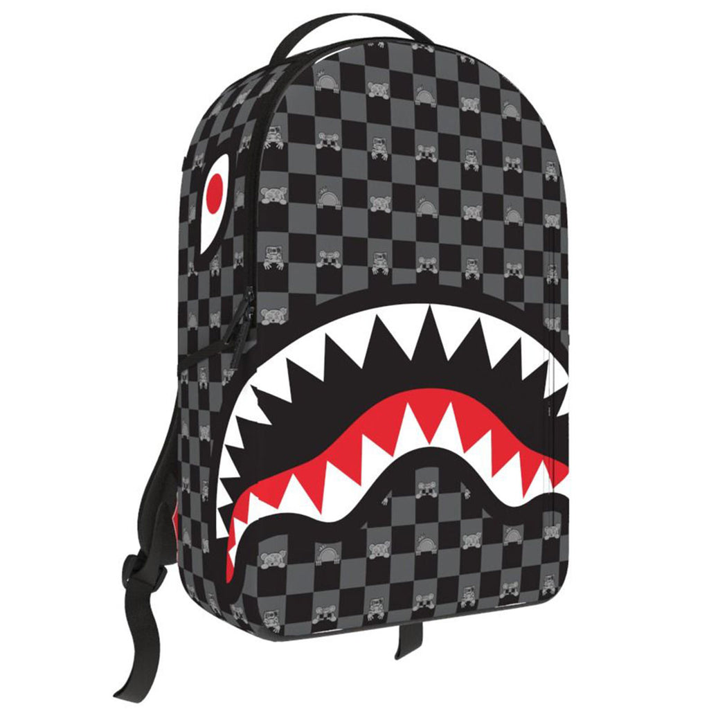 Gray Peeking Character Check Backpack | Sprayground – Urban Street