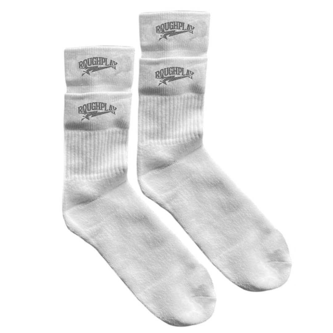 White/Silver Socks