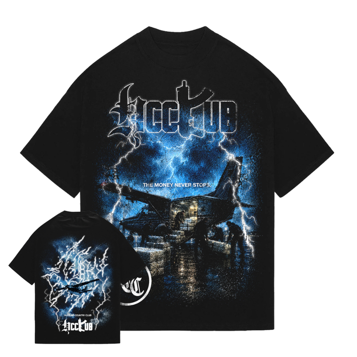 Never Stops Tee (Black)