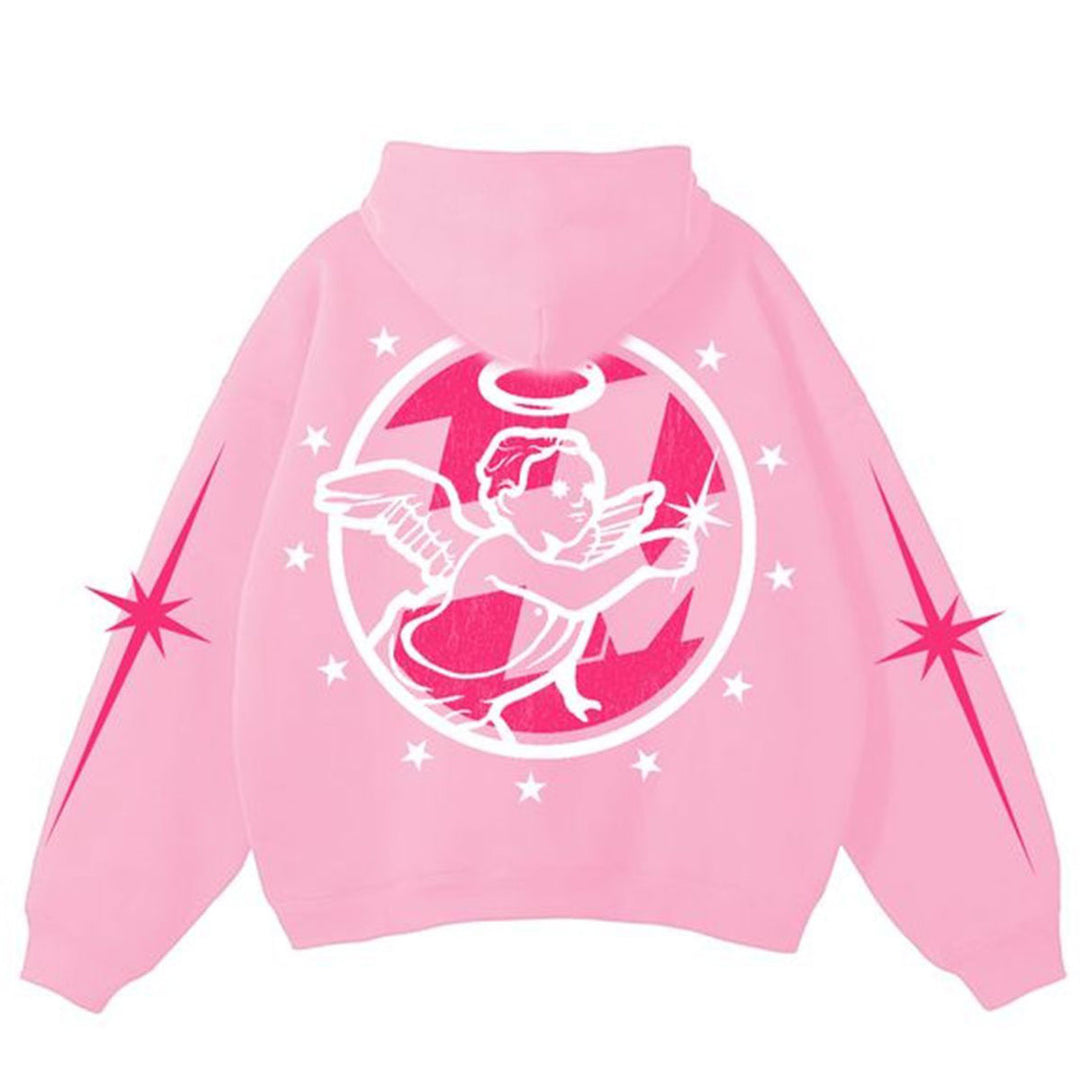 HM Angel Star Hoodie (Pink)