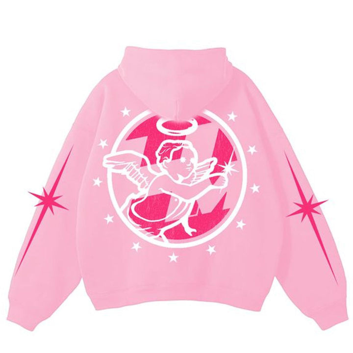 HM Angel Star Hoodie (Pink)