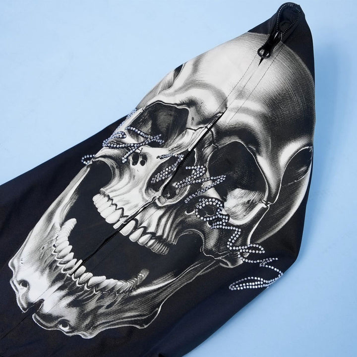 HM Skull Zip Hoodie (Black)