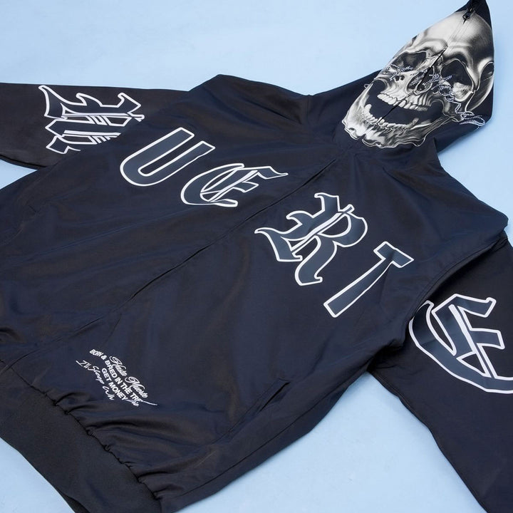 HM Skull Zip Hoodie (Black)