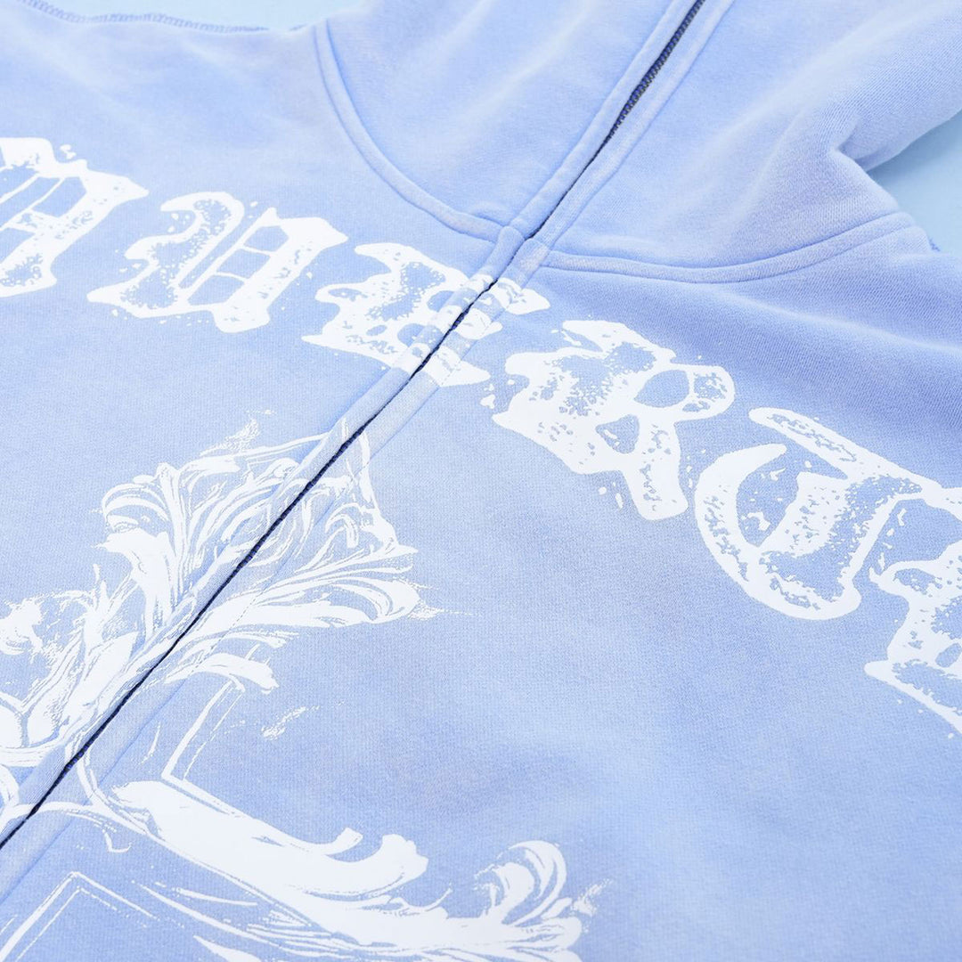 Jesus Cross Hoodie (Blue)