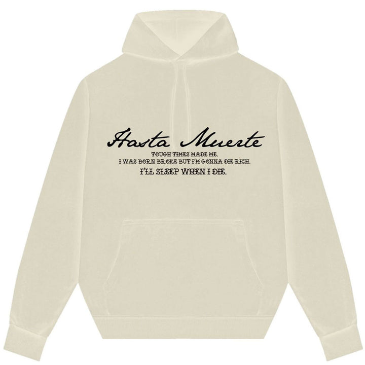 Red Shaded Tattoo Hoodie (Sandshell)