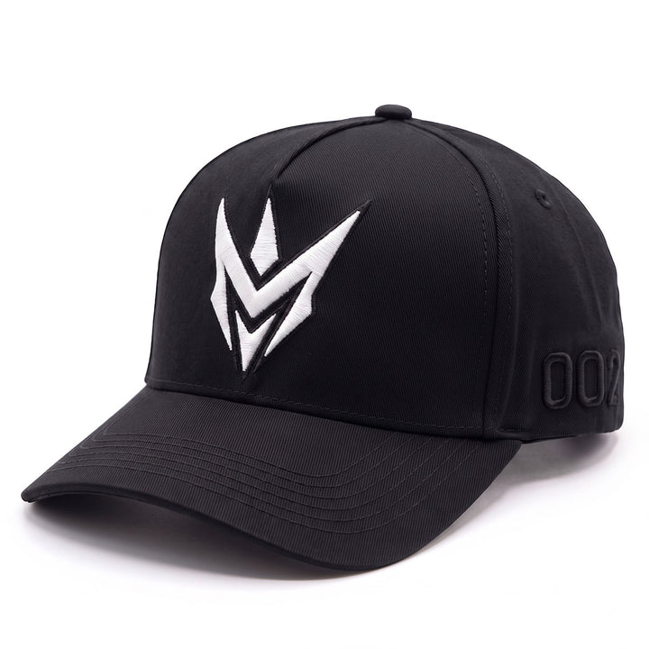 Embroidered M Hat (Black / White)