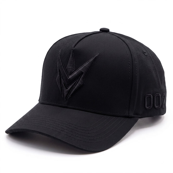 Embroidered M Hat (Full Black)