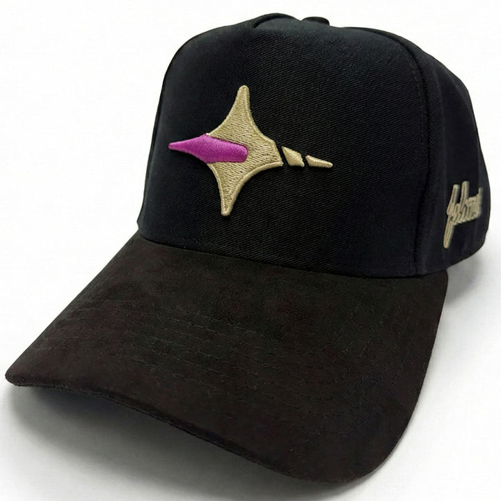 Space Nova Snapback Hat (Black / Gold)