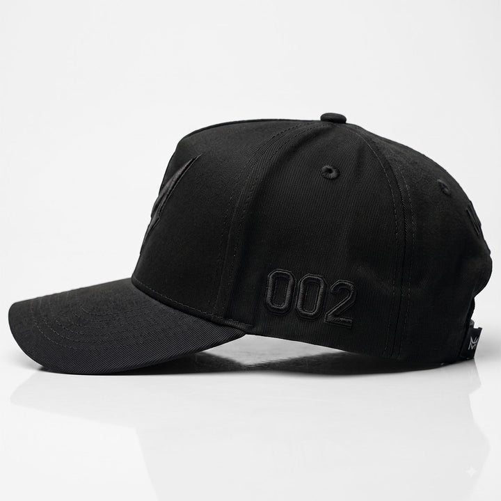 Embroidered M Hat (Full Black)