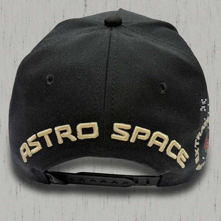 Space Nova Snapback Hat (Black / Gold)