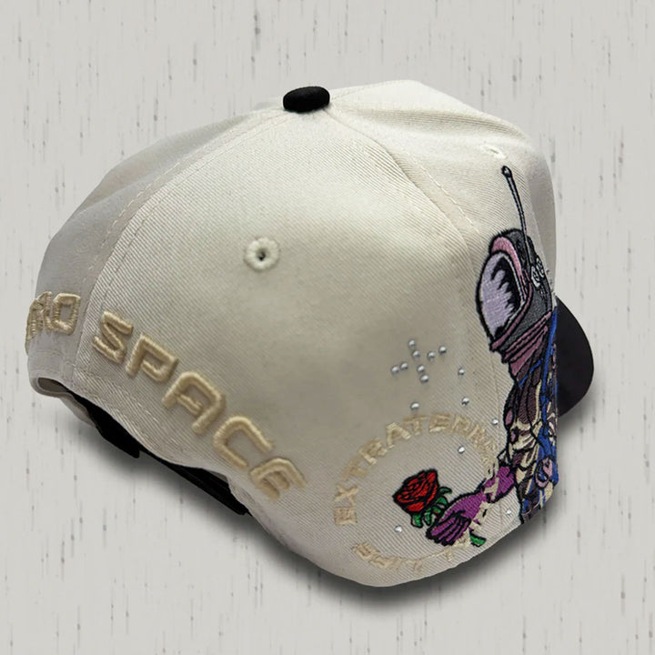 Space Nova Snapback Hat (Cream)