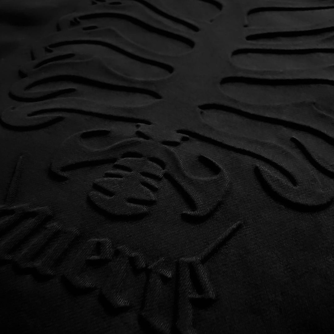 Muerte Bones Rhinestone Hoodie (Black)