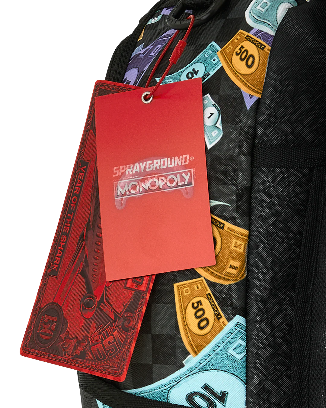 Monopoly Go Sharkmouth Stencil Backpack