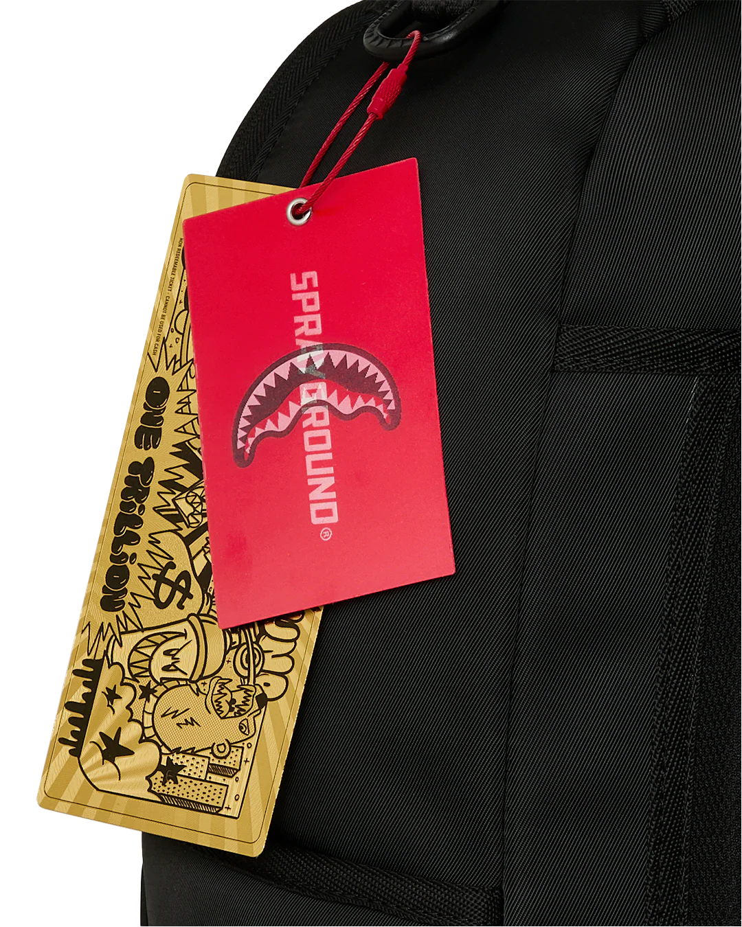 Shark Central Nylon Camo Embossed Shark Backpack