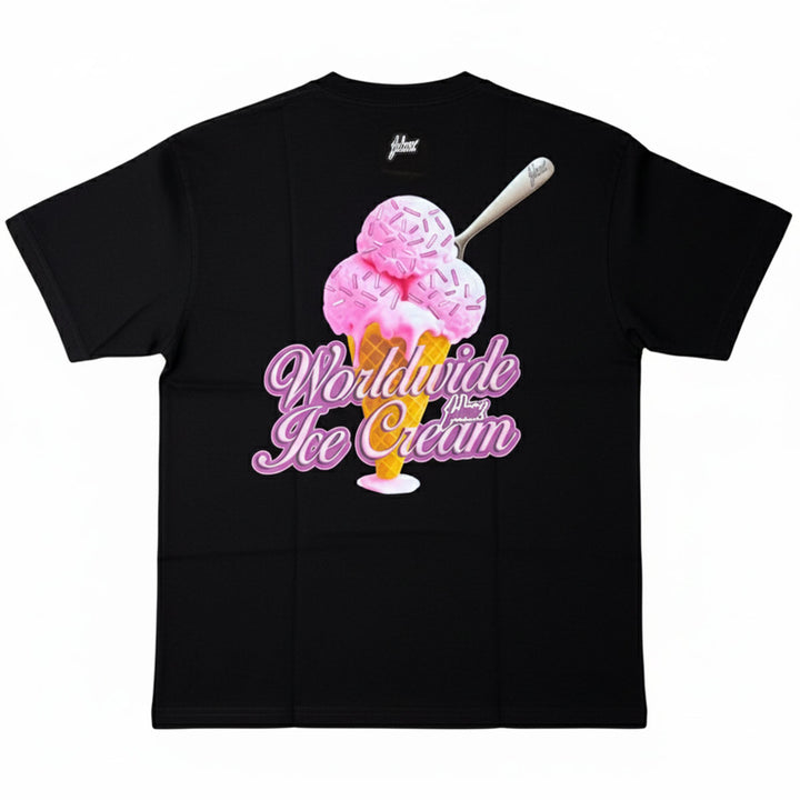 Ice Cream Cone Oversize Tee (Black)