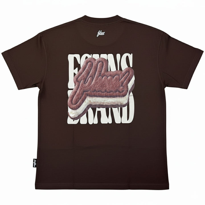 Ice Cream Sandwich Oversize Tee (Brown)