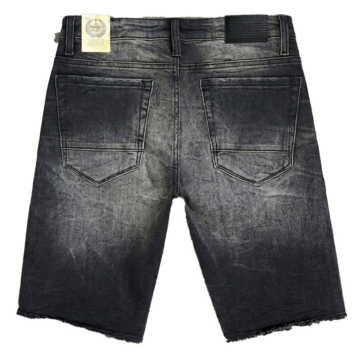 Vegas Denim Shorts (Black Shadow)
