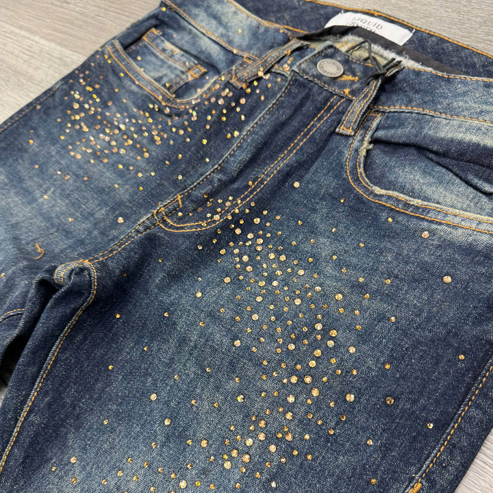 Crystal Stacked Denim (Vintage)