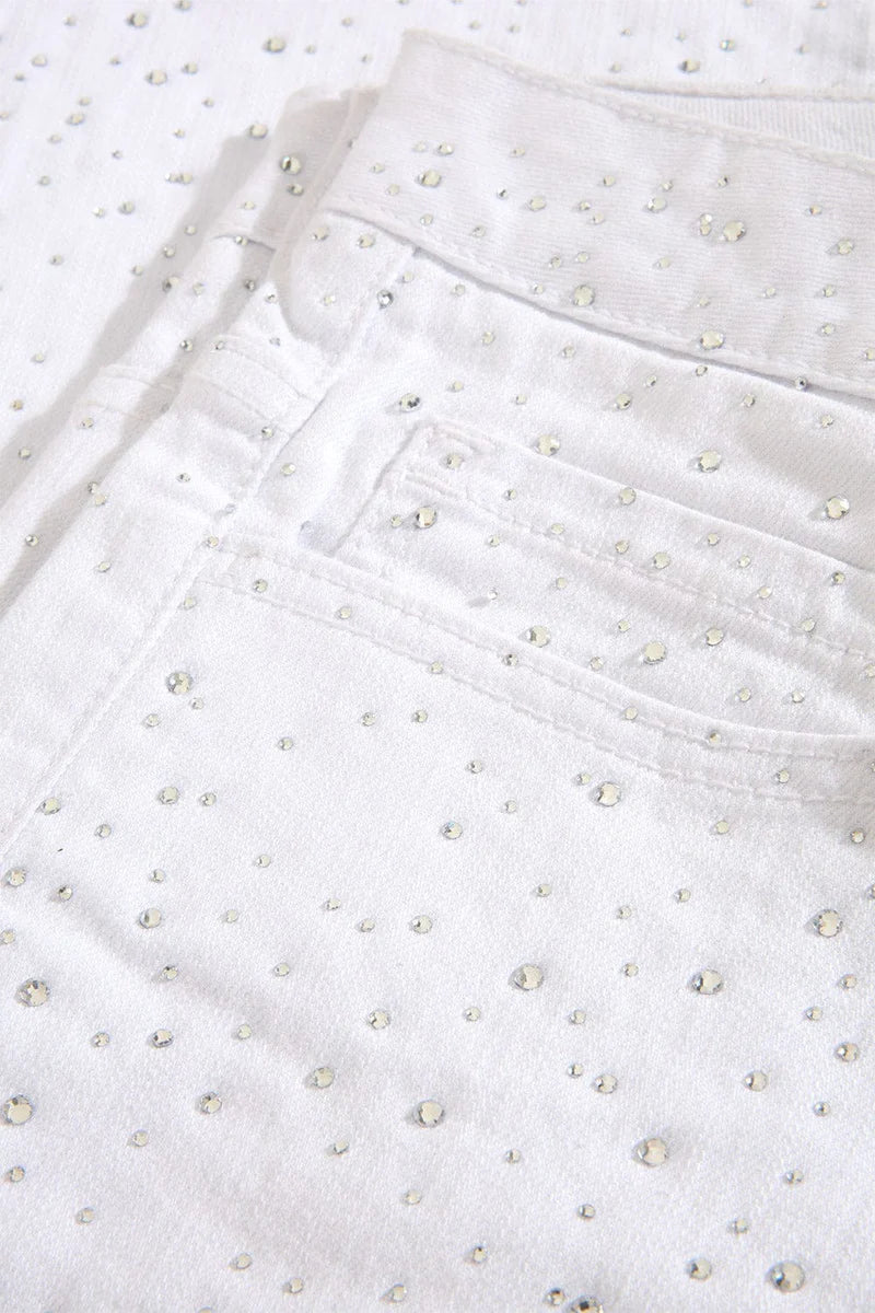 Martin Super Skinny Stacked Denim (White)