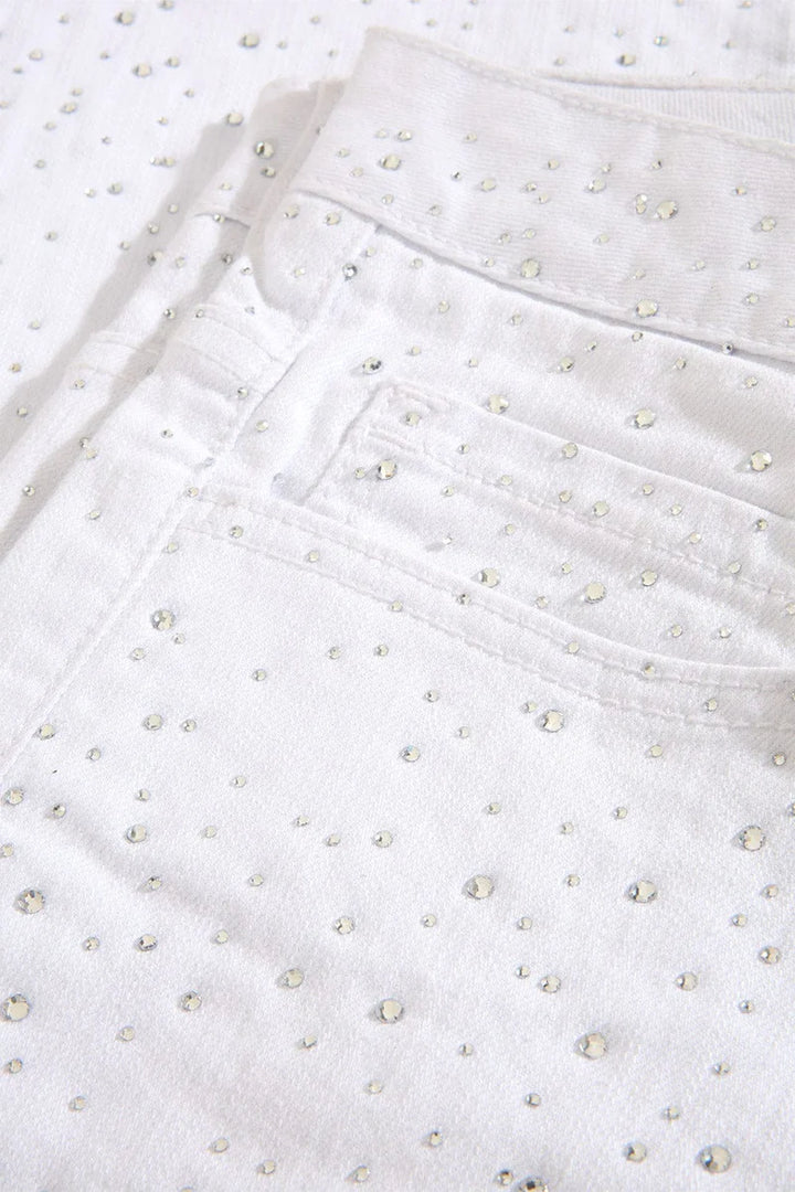 Martin Super Skinny Stacked Denim (White)