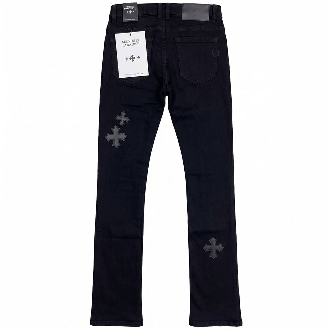 Martin Stacked Denim (Jet Black)