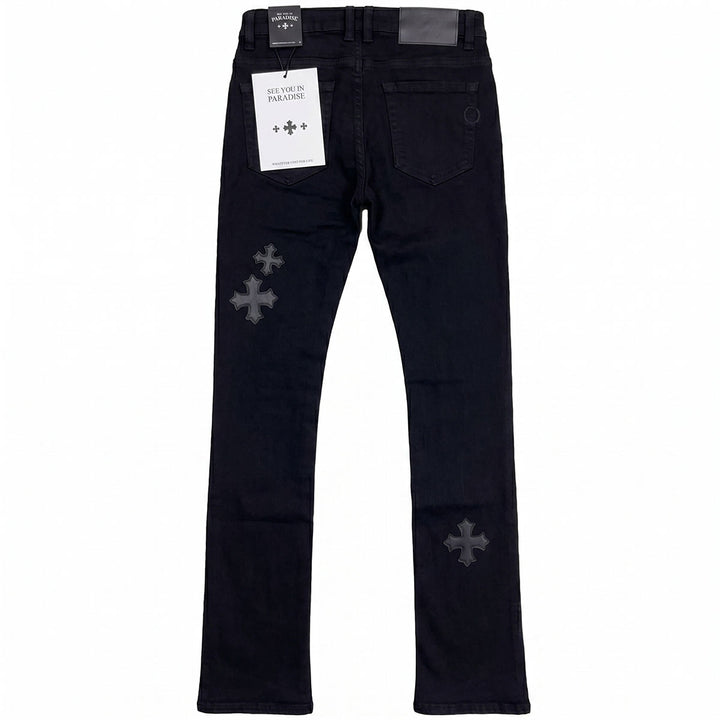 Martin Stacked Denim (Jet Black)