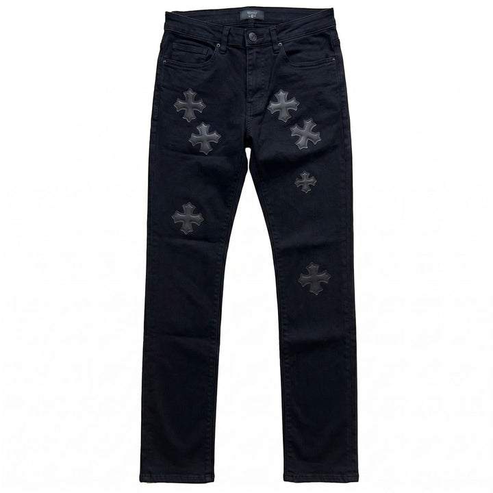 Martin Stacked Denim (Jet Black)