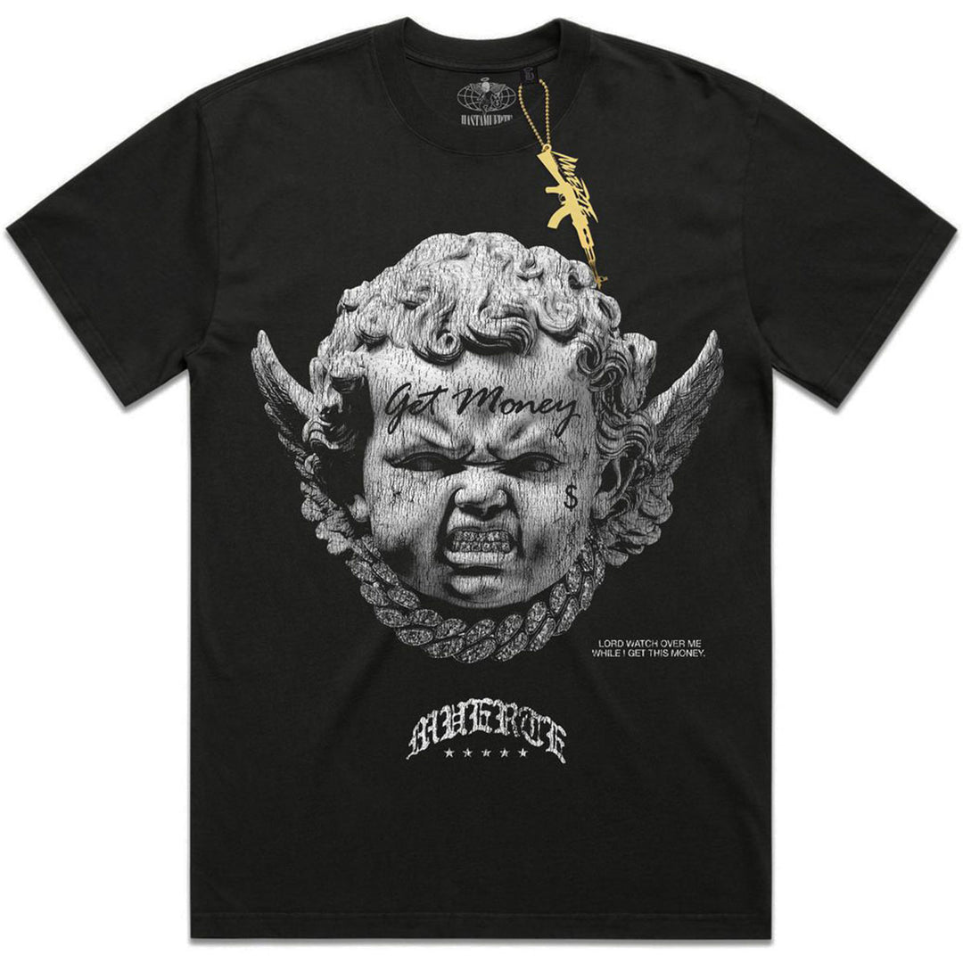 Grill Angel Tee (Faded Black)