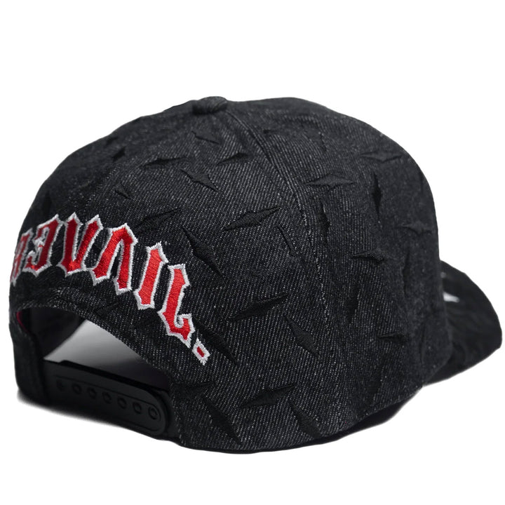 Chopper Steel Snapback Hat (Black)