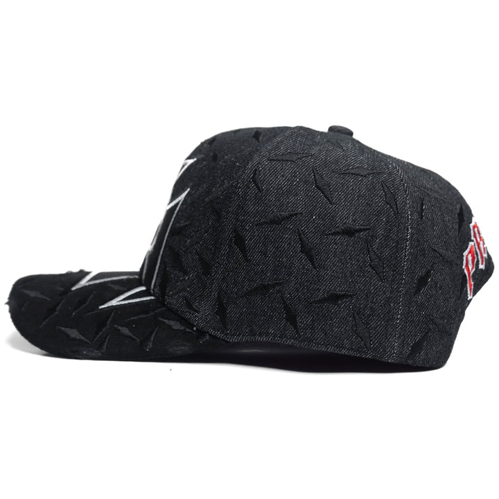 Chopper Steel Snapback Hat (Black)