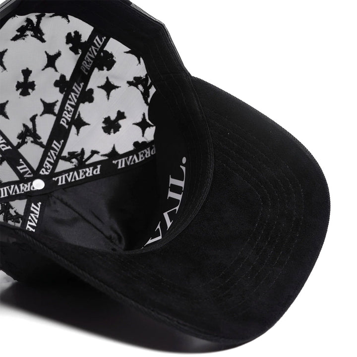LA Chrome Crystal Monogram Hat V2