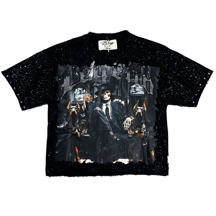 Legend Cropped Tee (Black)