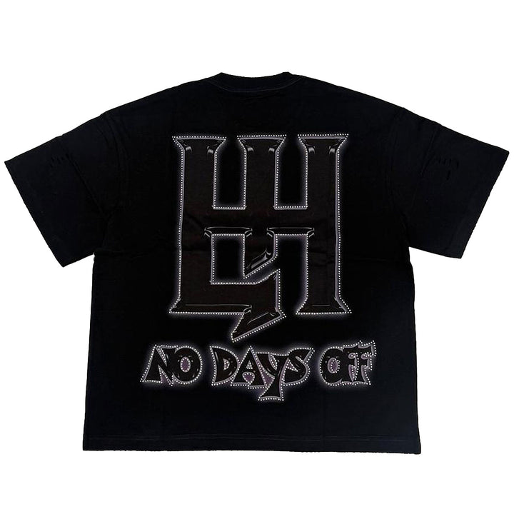 Black Panther Rhinestone Tee (Black)