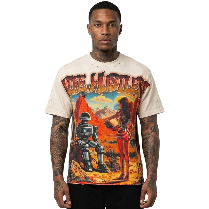 LH Mars Rhinestone Tee (Cream)