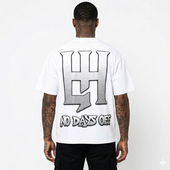 LH Pray Rhinestone Tee (White)