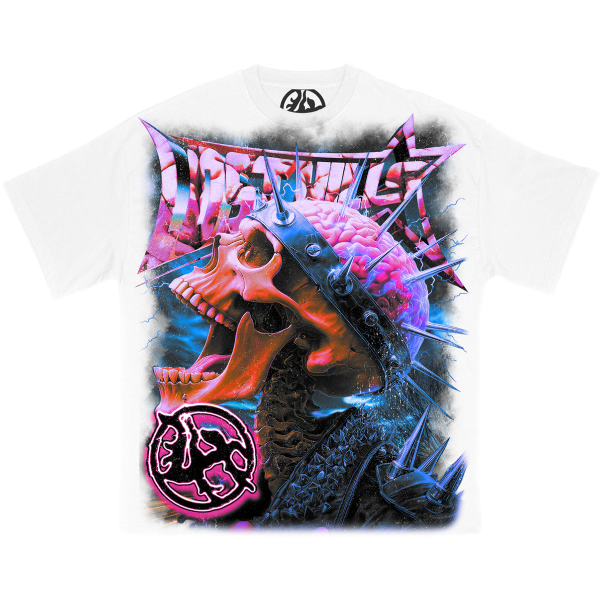 LH6008 T-Shirt (White) | LOSTHILLS – Urban Street Wear