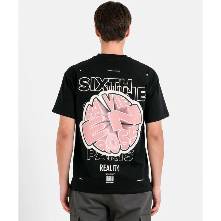 La Vie en Rose Tee (Black)