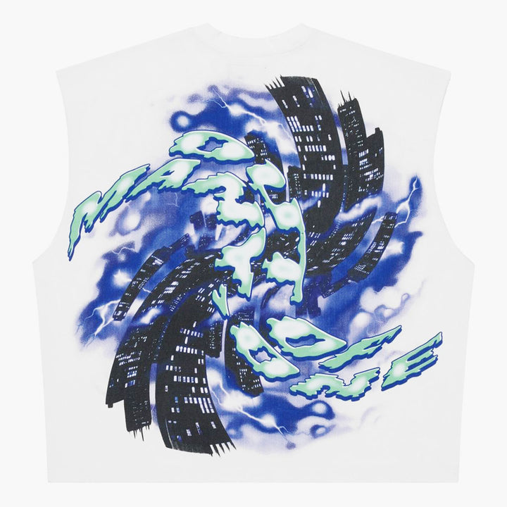 Liberty Tears Sleeveless Tee (White)