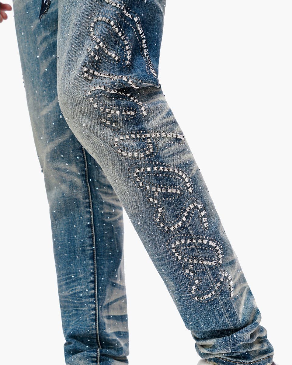 Licium Dark Blue Skinny Jeans