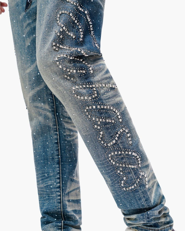 Licium Dark Blue Skinny Jeans